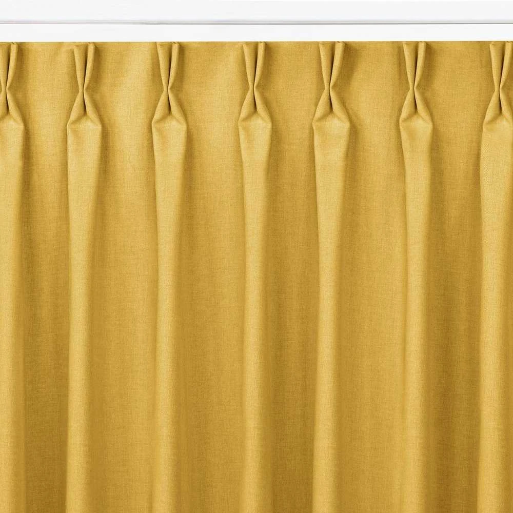Užuolaida 220×270 cm garstyčių spalvos BRAID FLEX CARMENA