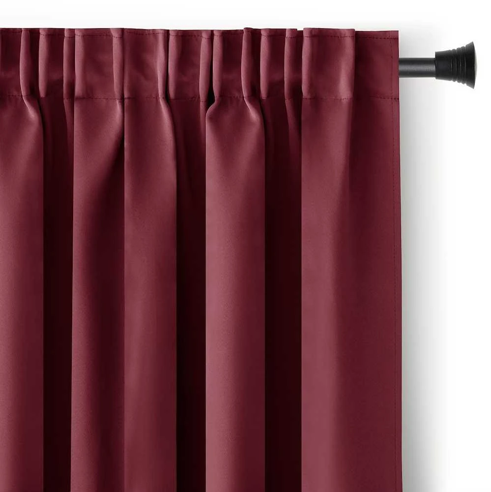 Užuolaida AH BLACKOUT PLEAT WINE 140X175 1PC