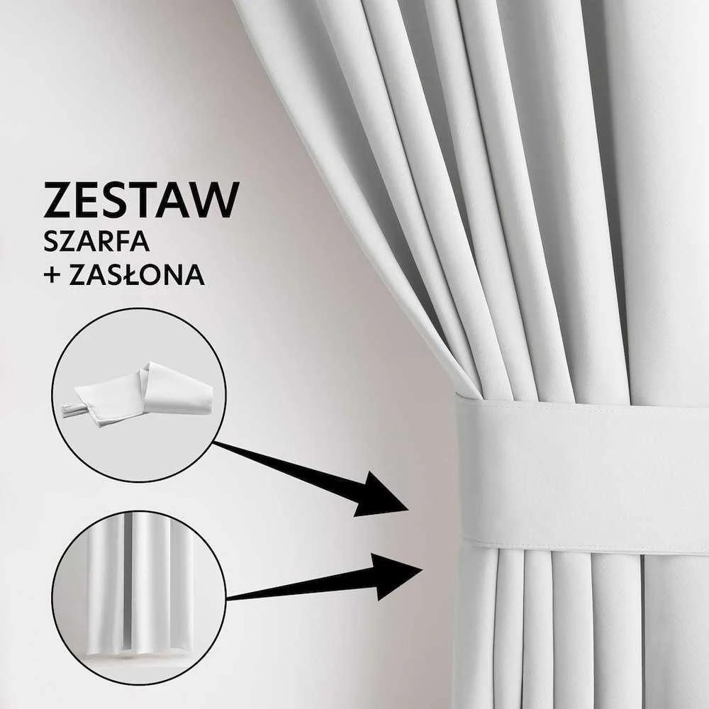Užuolaida blackout 140×245 cm balta AH
