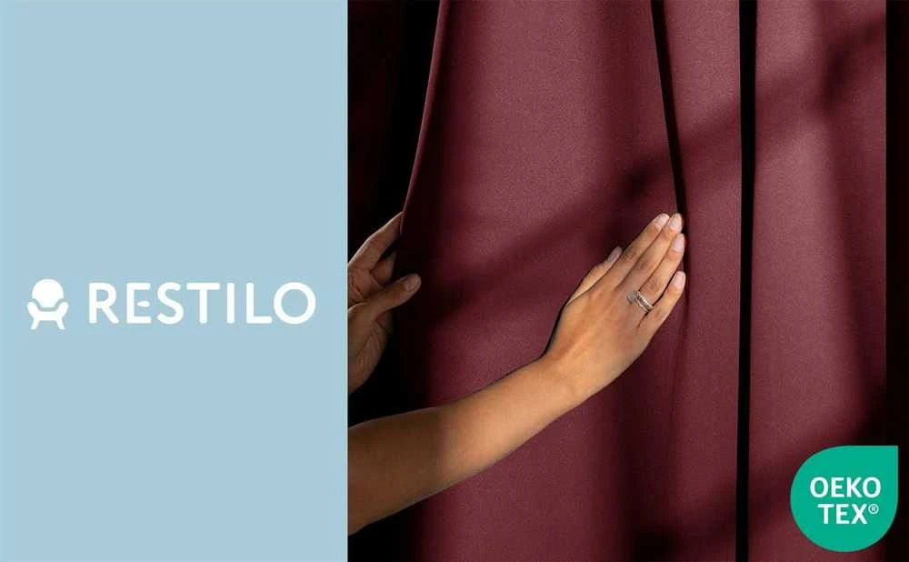 Užuolaida blackout 140×270 bordo spalvos CURT AH