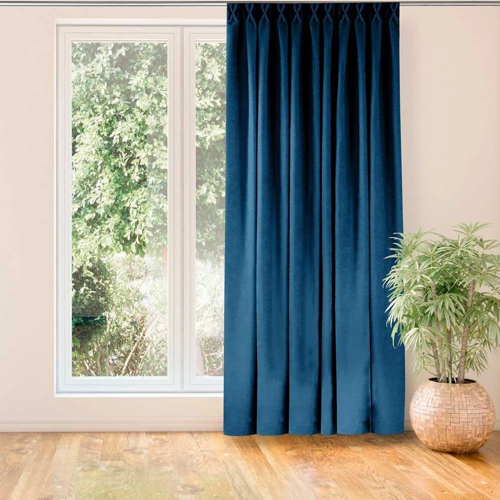 Homede Užuolaida indigo 560×175 cm CHENILLE FLEX