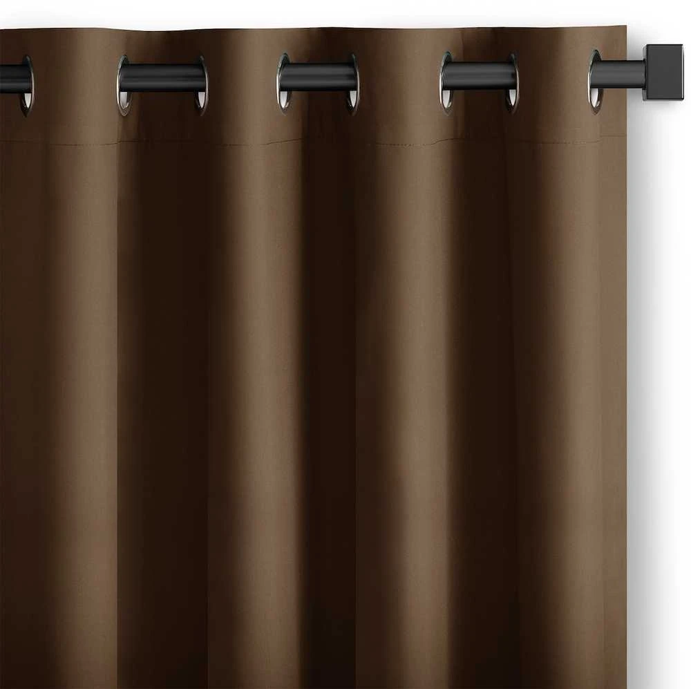 Užuolaida RES OXFORD CARLI EYELETS D.BROWN 200X270 1PC