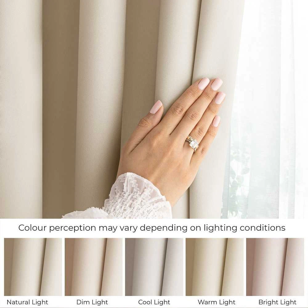 Užuolaida RES OXFORD CARLI EYELETS L.BEIGE 200X270 1PC