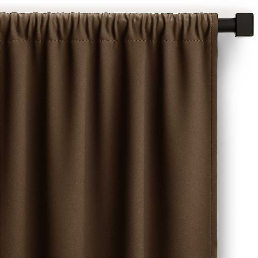 Užuolaida RES OXFORD CARLI PLEAT D.BROWN 200X270 1PC