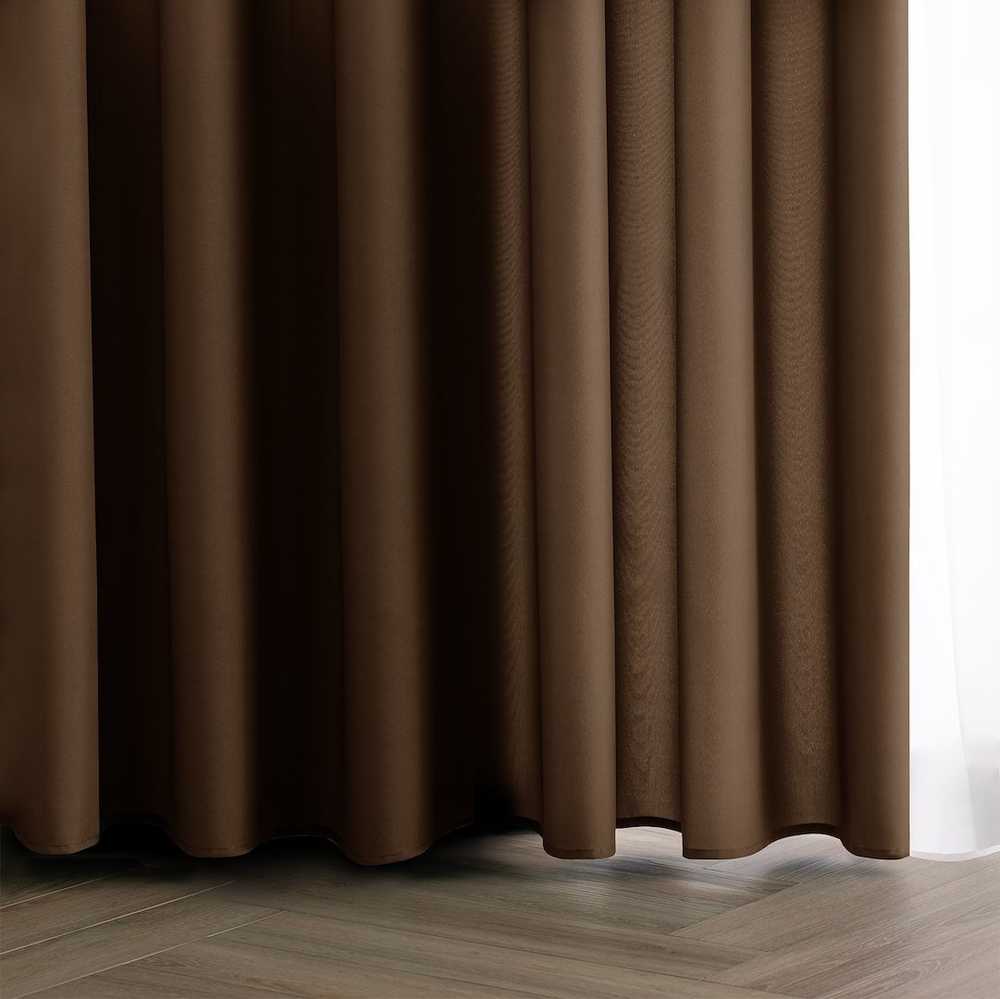 Užuolaida RES OXFORD CARLI PLEAT D.BROWN 200X270 1PC