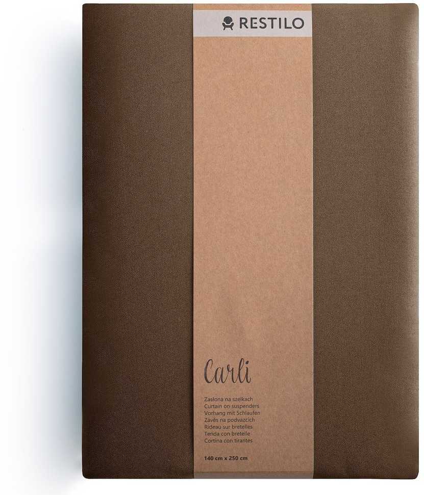 Užuolaida RES OXFORD CARLI PLEAT D.BROWN 200X270 1PC