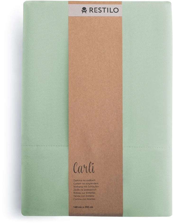 Užuolaida RES OXFORD CARLI PLEAT MINT 140X250 1PC