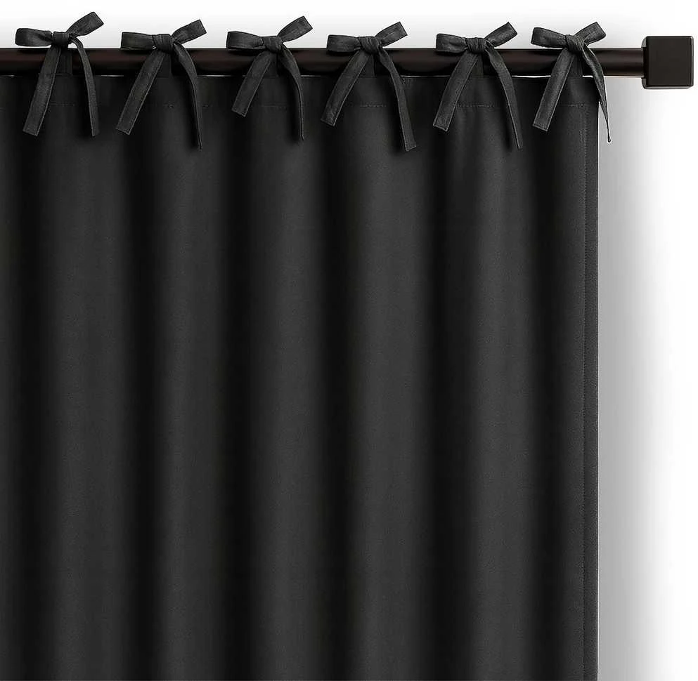 Užuolaida RES OXFORD CARLI TAB Juodas 140X250 1PC