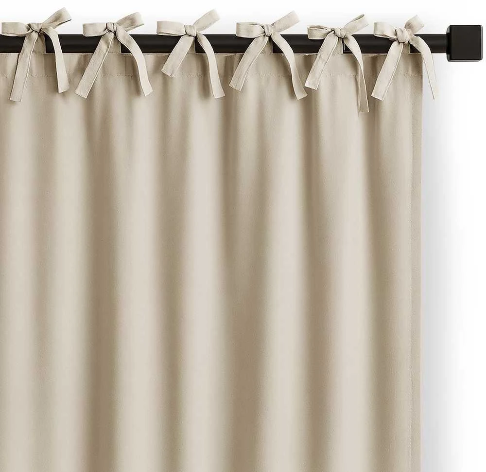 Užuolaida RES OXFORD CARLI TAB L.BEIGE 140X250 1PC