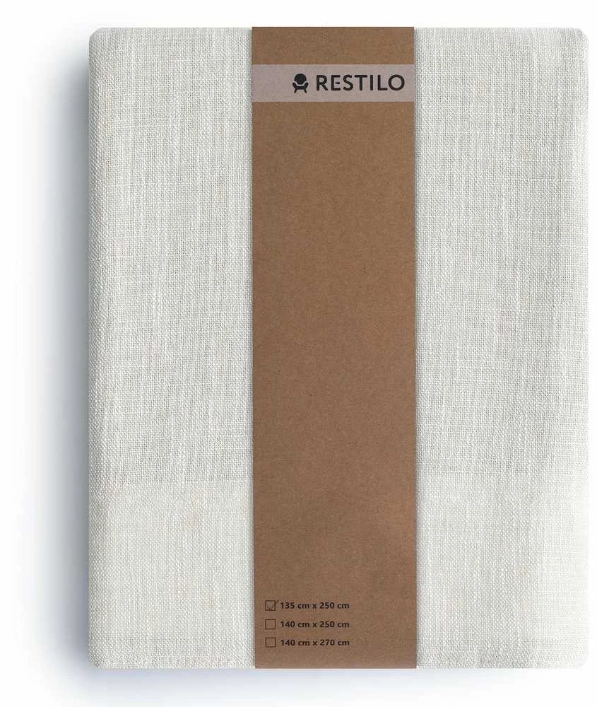 Užuolaida su klostėmis 140×250 cm iš viskozės kreminės spalvos