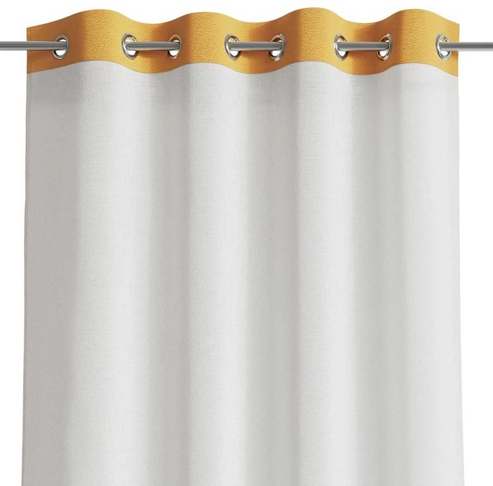 AmeliaHome Užuolaida su žiedais dviejų spalvų geltona Amelia Home Irvette