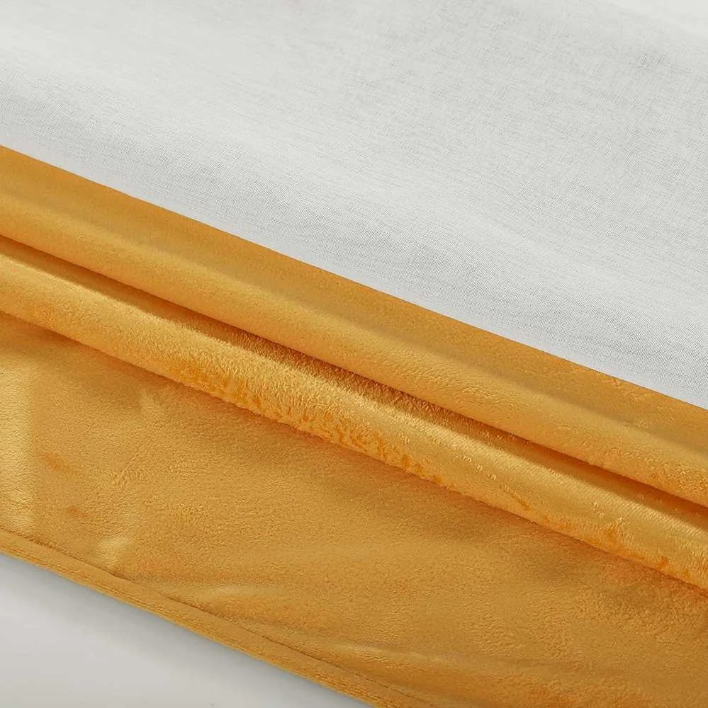 AmeliaHome Užuolaida su žiedais geltonos ir baltos spalvos Amelia Home