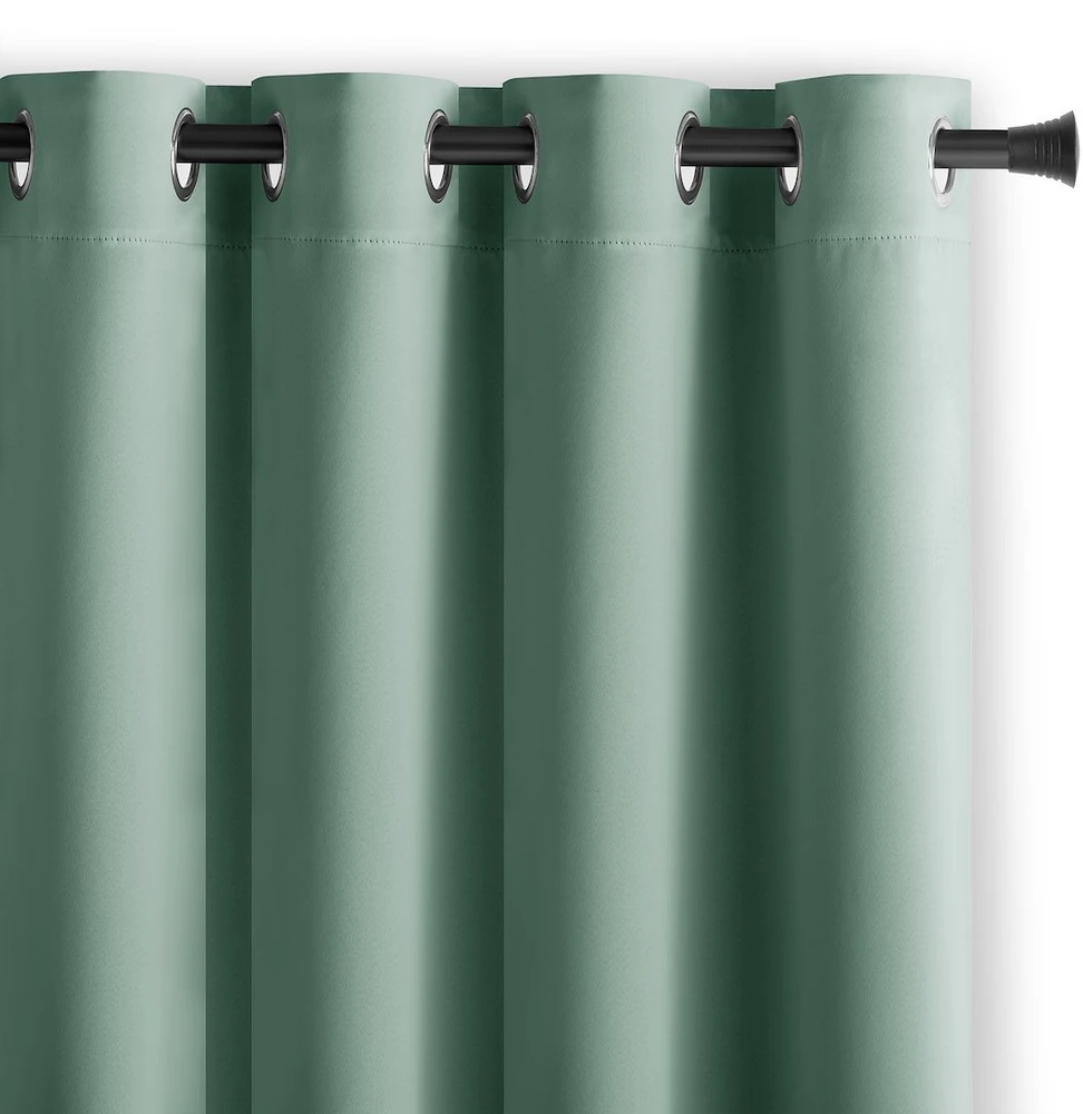 Naktinė užuolaida su žiedais AmeliaHome BLACKOUT 140X245 cm, 1 vnt., spalva: mėtų