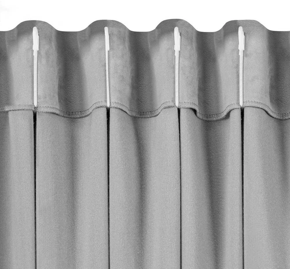Homede Užuolaidos 135×300 cm aksominės tamsiai žalia VELVET FLEX