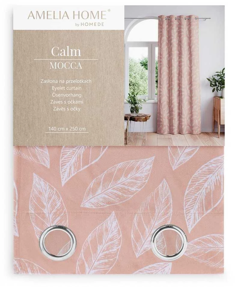 Užuolaidos 140 × 250 cm, mocca spalvos AH VELVET CALM