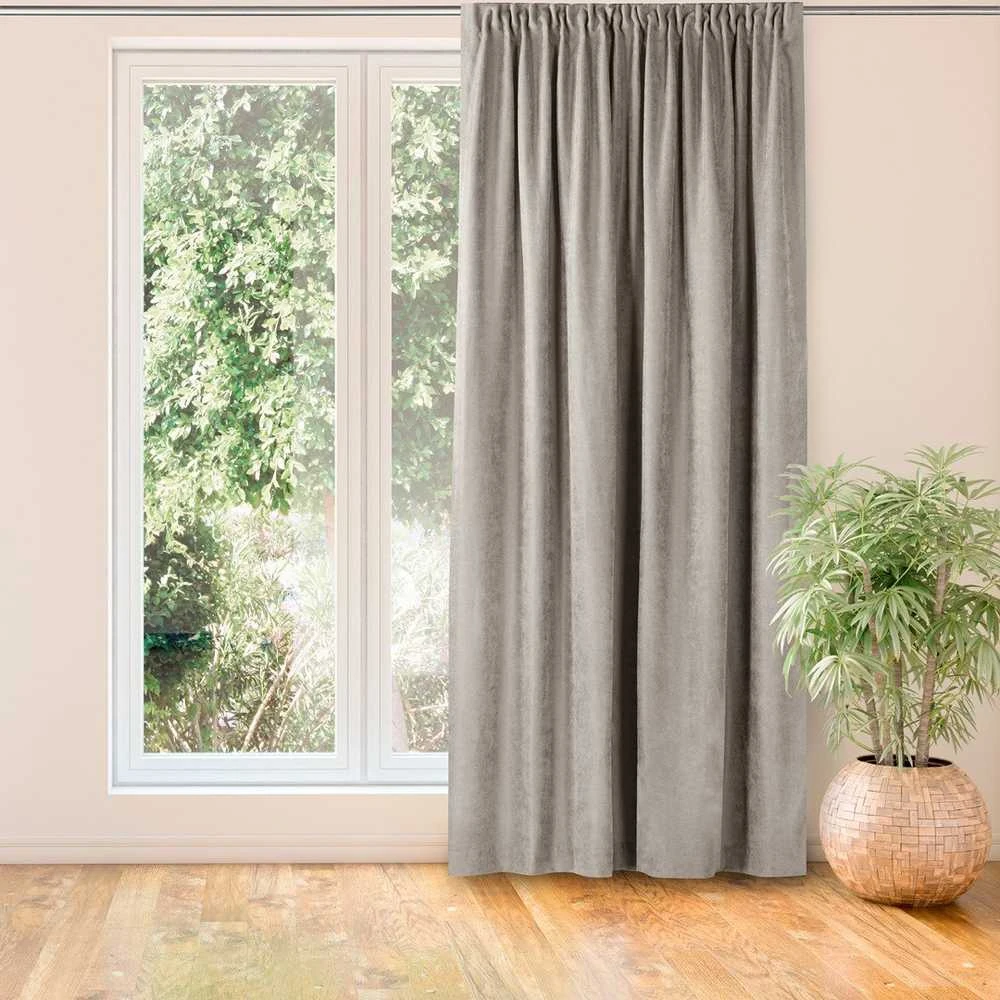 Homede Užuolaidos 140×245 iš čenilio kapučino spalvos