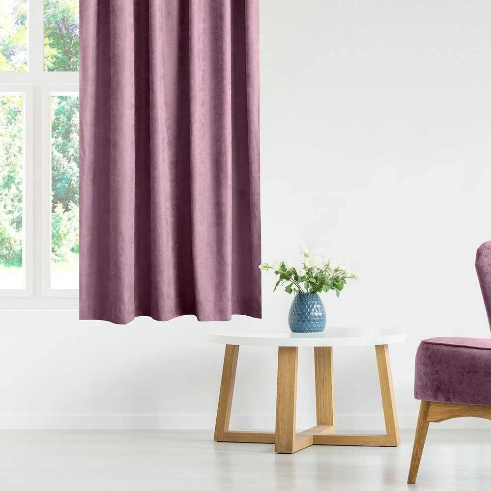 Užuolaidos 140×270 cm lilacinės Chenille Flex