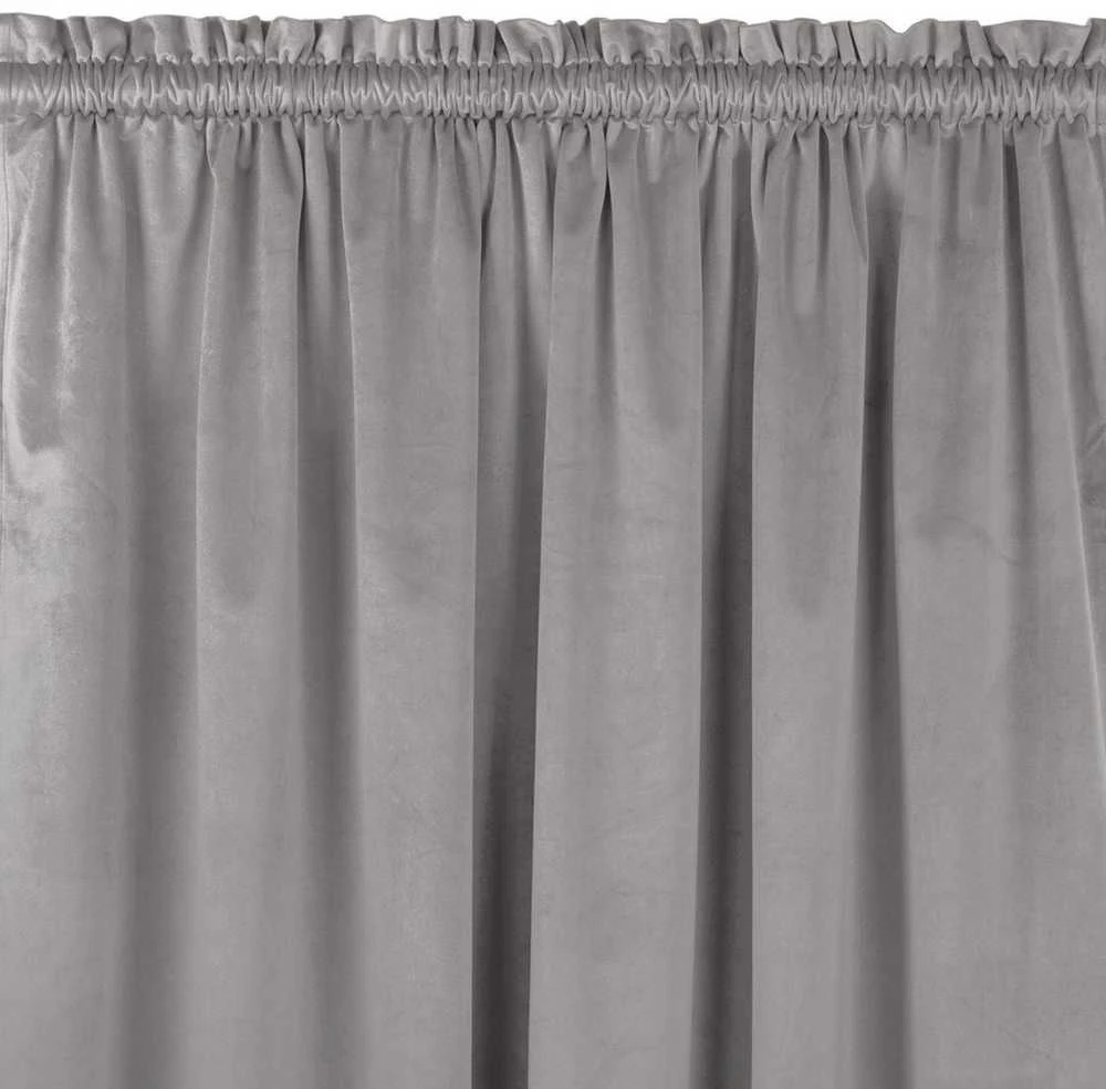 Užuolaidos 200 × 245 cm, pilkos spalvos Velvet