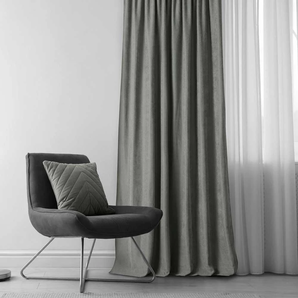 Homede Užuolaidos 220×175 pilkos spalvos