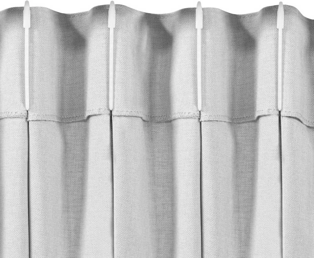 Užuolaidos 220×245 cm smėlio spalvos BRAID FLEX CARMENA