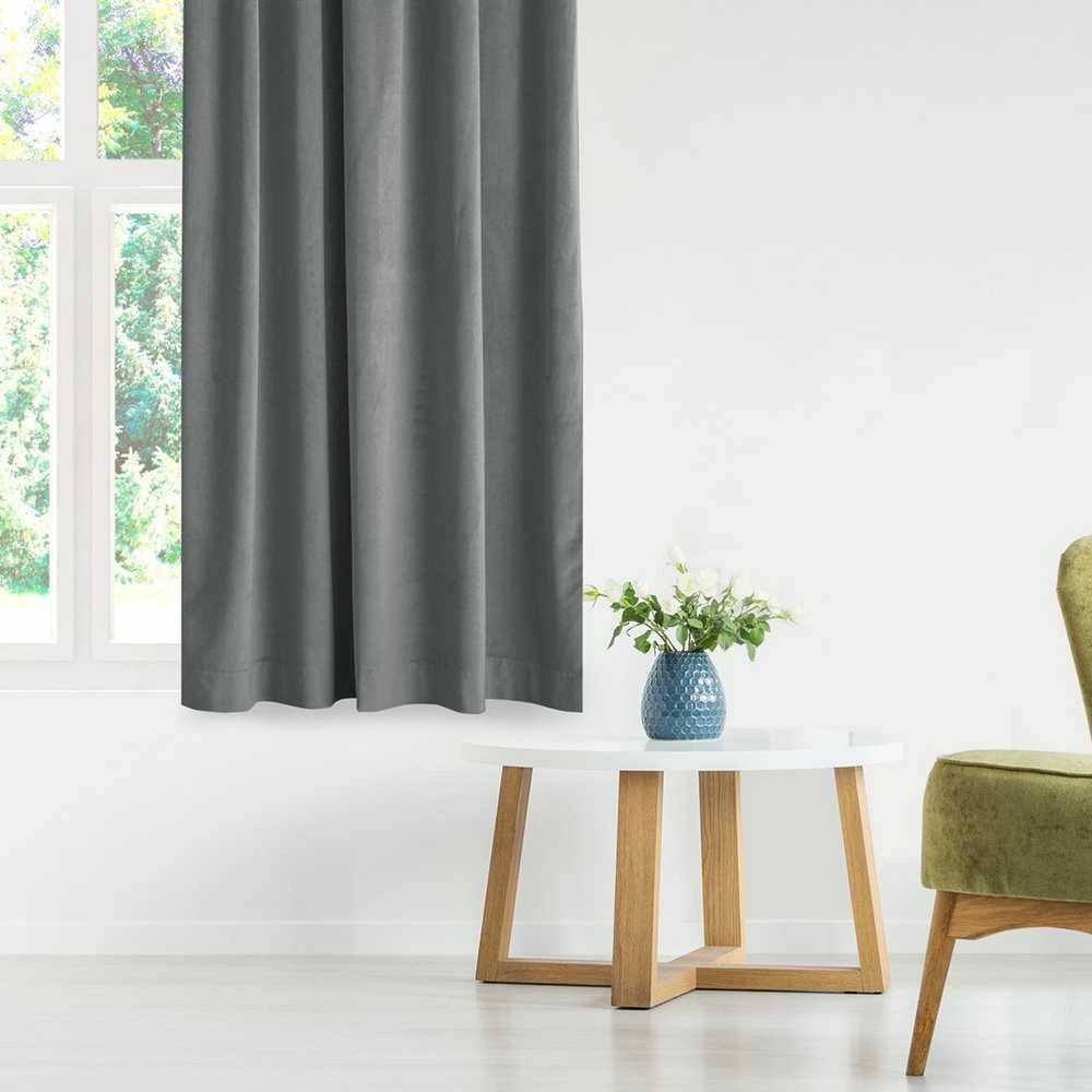Homede Užuolaidos 265 × 175 cm, tamsiai pilka