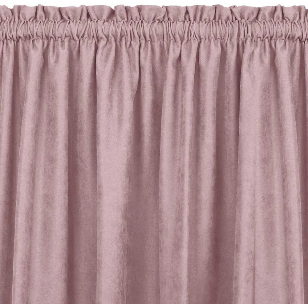 Homede Užuolaidos 280×175 iš chenilio rožinės