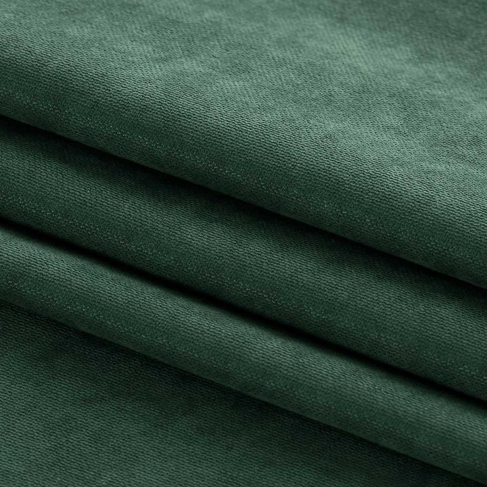 Homede Užuolaidos 280×270 cm iš čenilės tamsiai žalia Chenille Flex