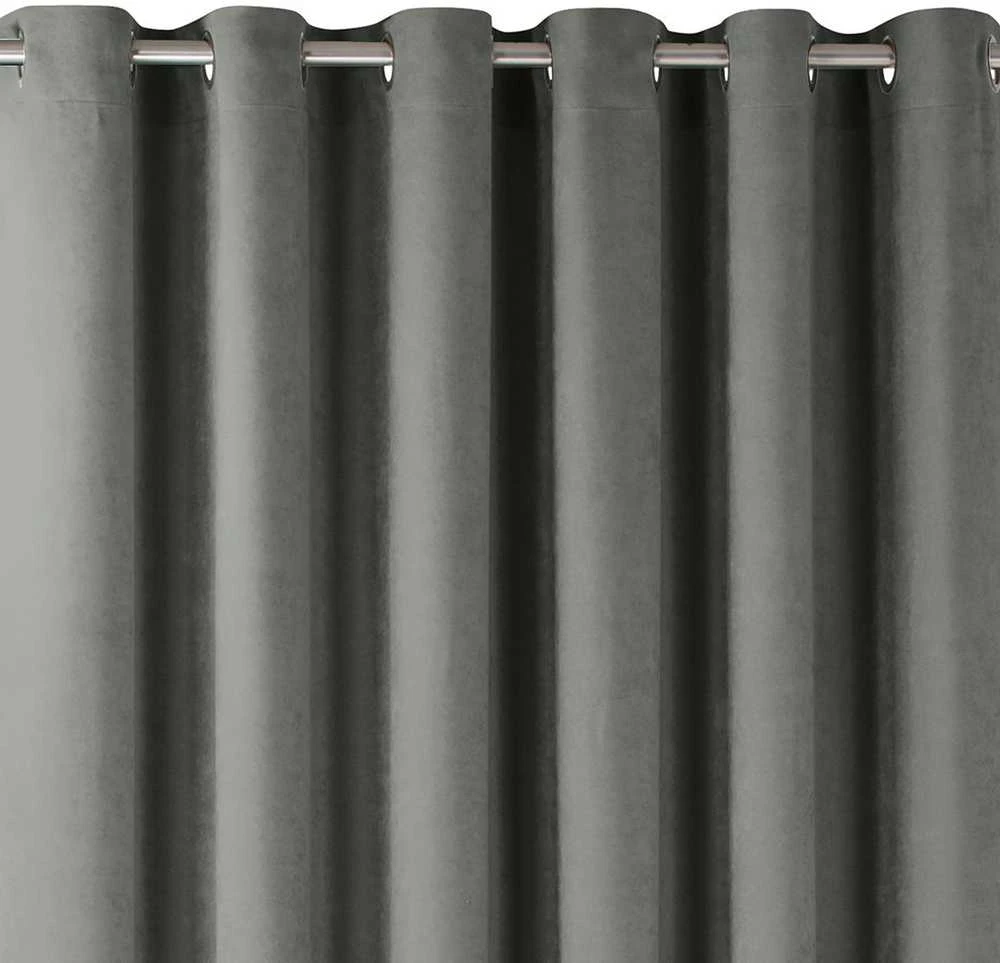 Užuolaidos 560×245 pilkos spalvos CHENILLE EYELETS S