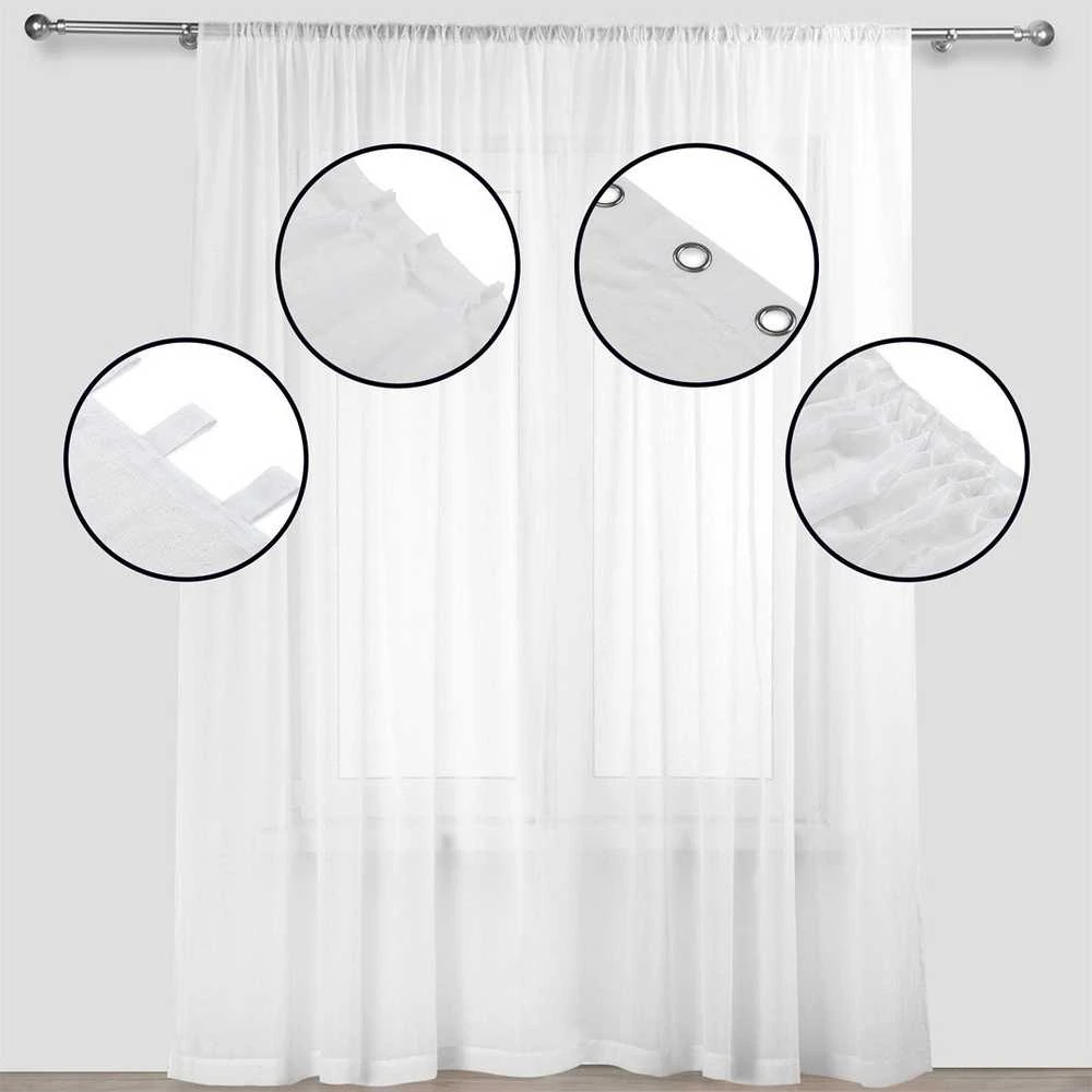 Homede Užuolaidos balta 280×175 cm HOM