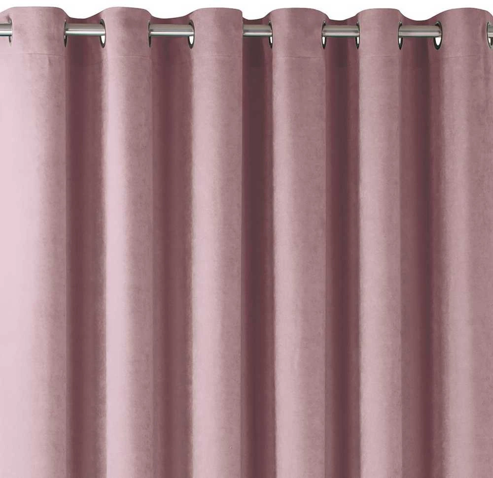 Homede Užuolaidos iš chenilio 280×245 rožinės