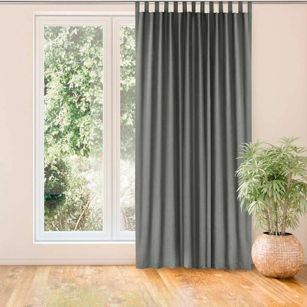 Homede Užuolaidos pilkos 560×245 CHENILLE