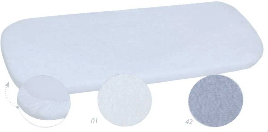 Multitex MATEX kilpinė paklodė lopšio čiužiniui 90x40 [TB0297_01] balta