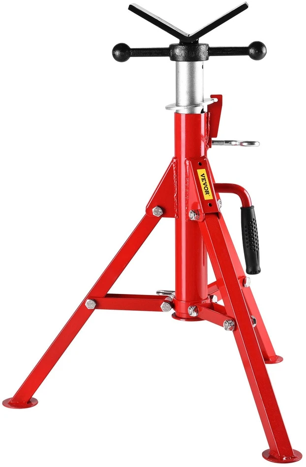 VEVOR V tipo vamzdžių stovas 1/8"-12", reguliuojamas aukštis