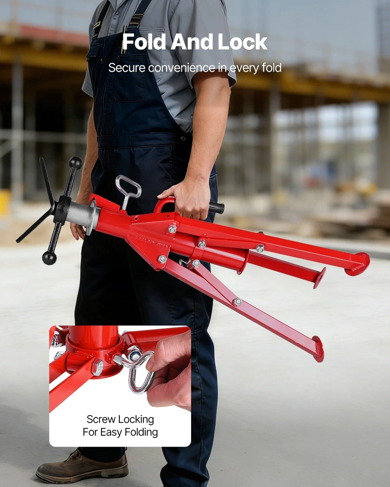 VEVOR V tipo vamzdžių stovas 1/8"-12", reguliuojamas aukštis
