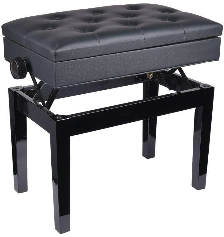 V-TONE BENCH 2 BK pianino suoliukas su daiktadėže