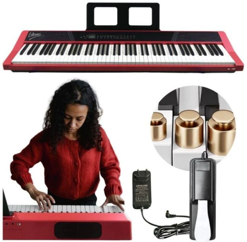 V-TONE BL-190 nešiojamas skaitmeninis pianinas su svertiniais klavišais