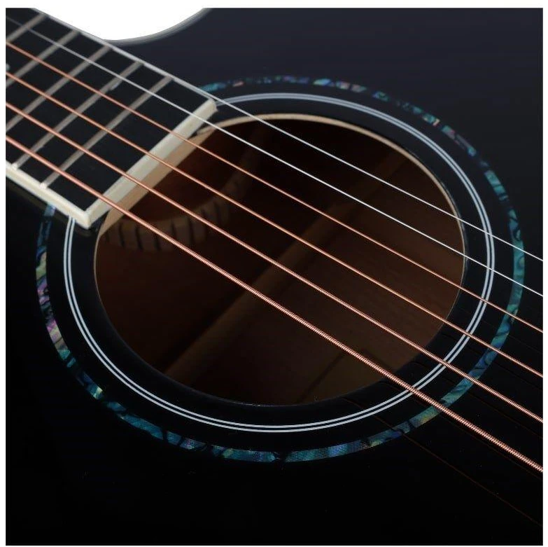 V-TONE VEAG1 CE BK - 4/4 electro-acoustic guitar, juodas