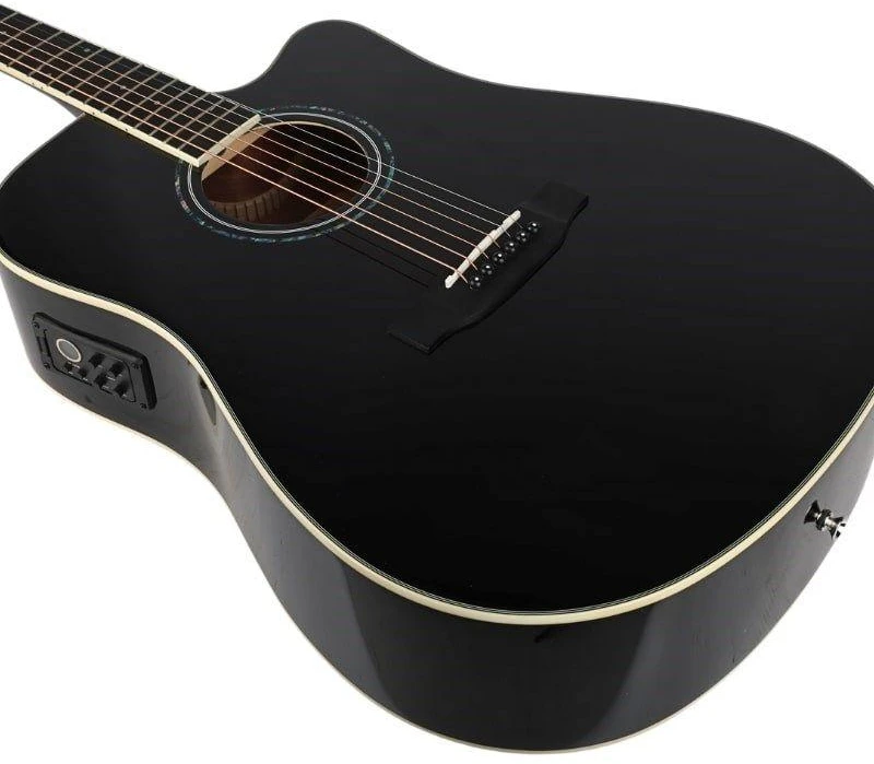 V-TONE VEAG1 CE BK - 4/4 electro-acoustic guitar, juodas