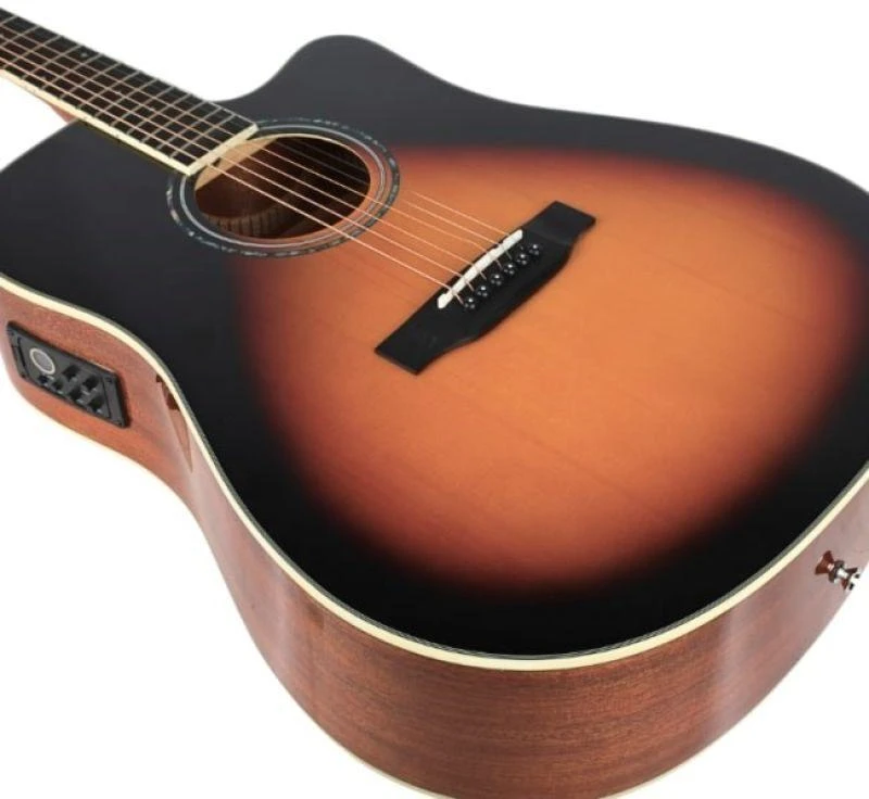 V-TONE VEAG1 CE VS - 4/4 elektroakustinė gitara, „Vintage sunburst“ spalvos