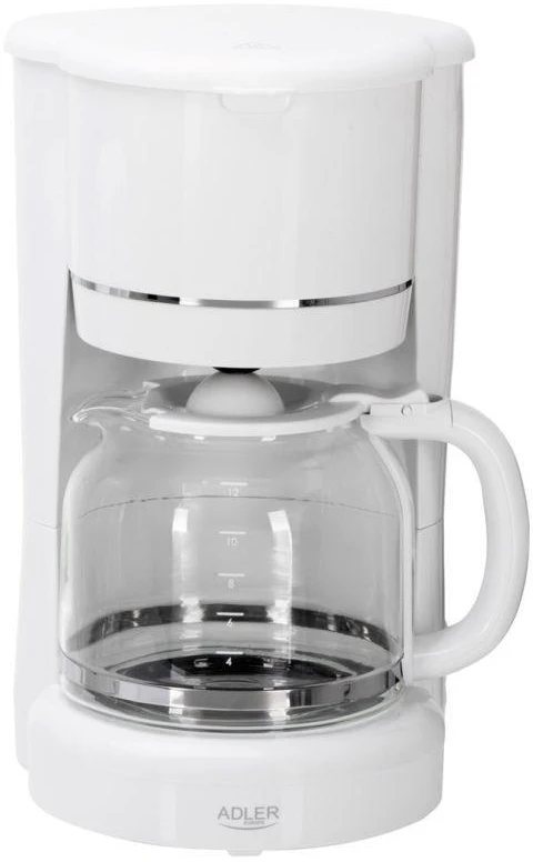 Kavamalė Adler AD 4383w Lašėjimo for ground kavos 1.5 L baltas