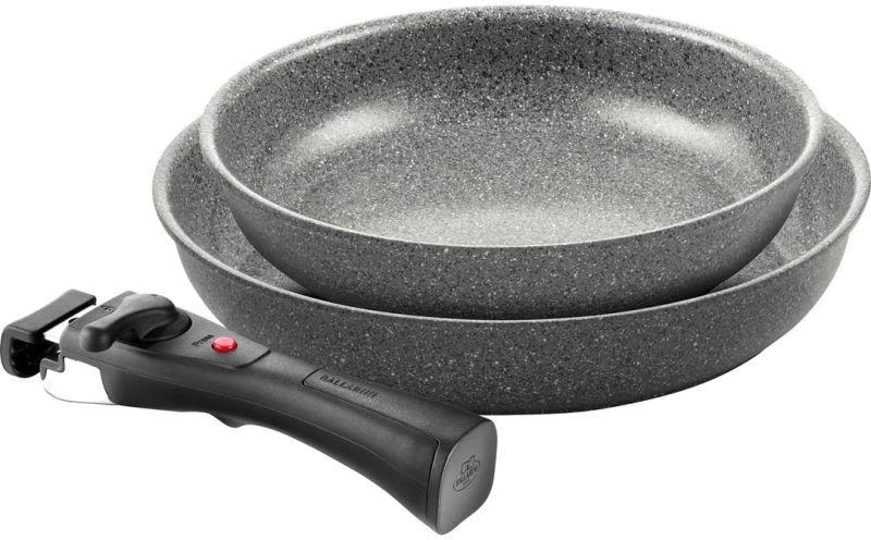 Keptuvių rinkinys Bellarini Toree, 24 + 28 cm, su viena nuimama rankena