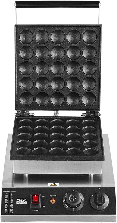 Vaflinė VEVOR 25 vnt 43mm blynelių keptuvė