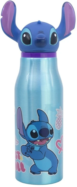 Bez Marki Disney Stitch - aliuminio butelis su 3D dangteliu 690 ml