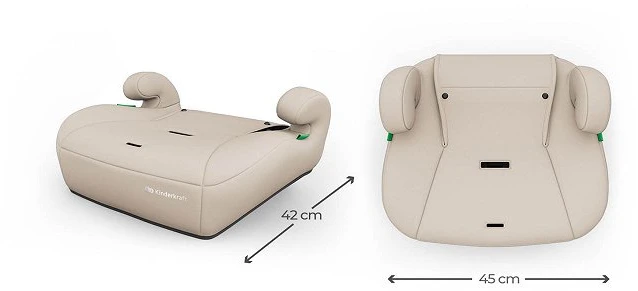 Vaikiška automobilinė kėdutė Kinderkraft Comfort Up 2 Plus, smėlio