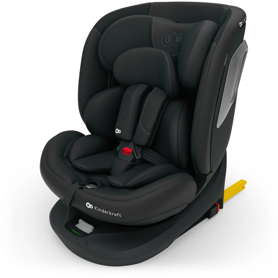 Vaikiška automobilinė kėdutė Kinderkraft I-Grow 2 Plus, juoda