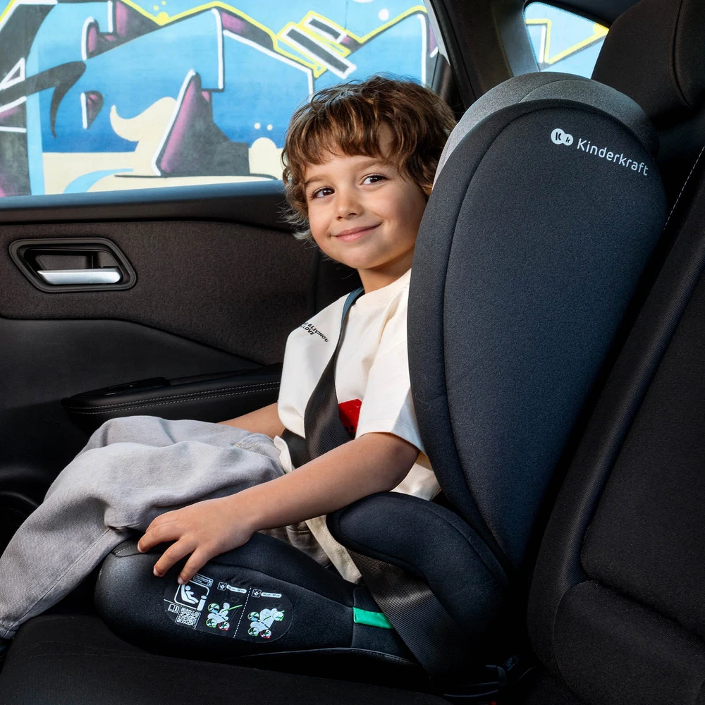 Vaikiška automobilinė kėdutė Kinderkraft I-Spark 2 Plus, žalia