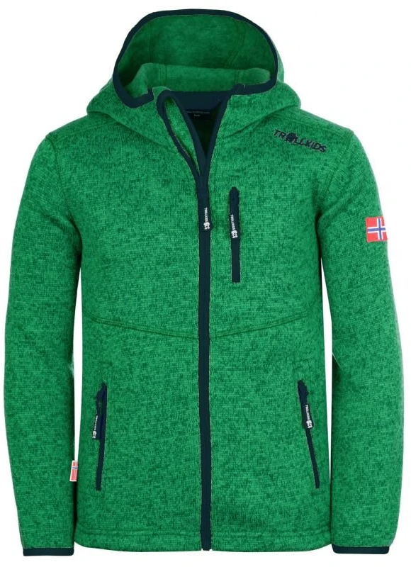 Vaikiška flisinė striukė su gobtuvu TrollKids Jondalen Jacket XT