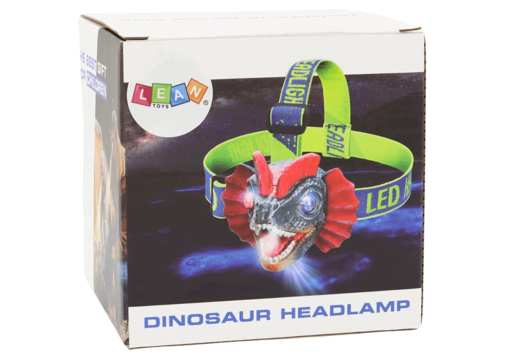 Latarka, Dinozauro formos vaikiškas žibintuvėlis Lean Toys