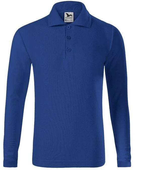 Vaikiška „Pique Polo LS“ polo palaidinė (žydra)