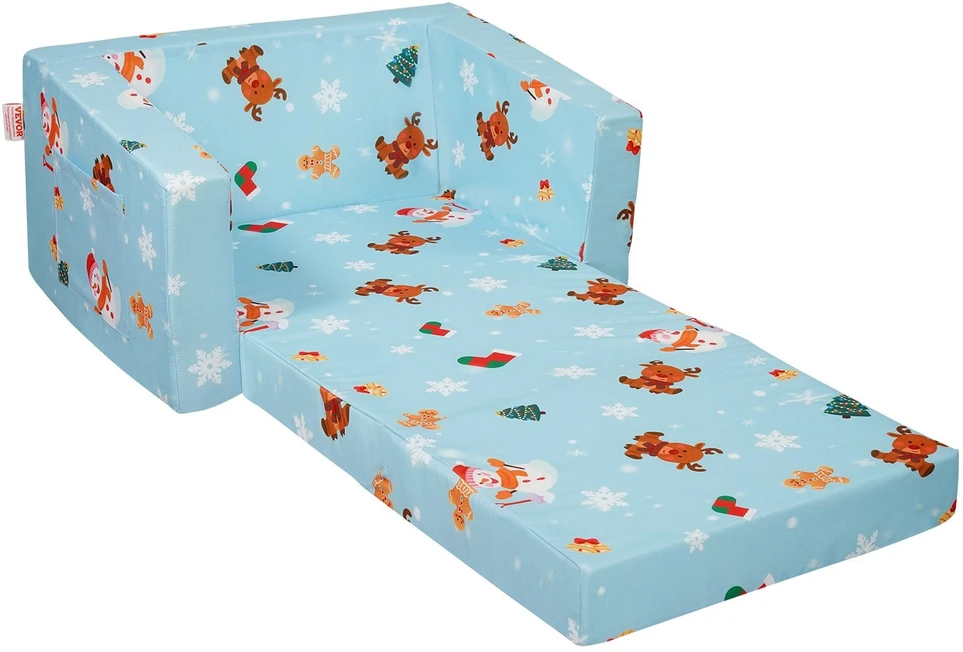 VEVOR Sulankstoma vaikiška sofa-lova 2-in-1